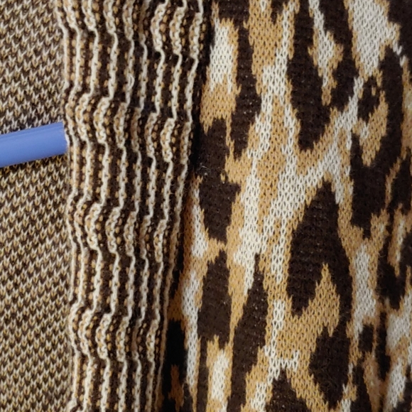 Chico's long cardigan animal print - Picture 2 of 5